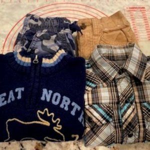 BOY'S SZ. 18-24 MOS. INTERCHANGEABLE BUNDLE (4)